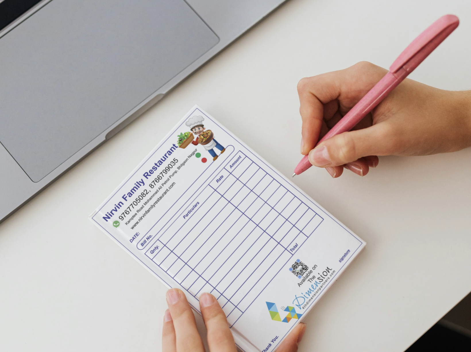 Billbook Memo printing press services in Kamptee, Check sample for