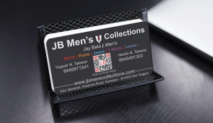 Visiting Cards printing press services in Kamptee, Check sample for JB Mens Collections 1