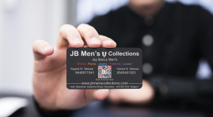 Visiting Cards printing press services in Kamptee, Check sample for JB Mens Collections 5