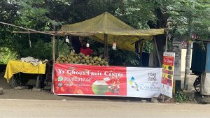 Flex banner printing press services in Kamptee, Check sample for Fruit center 1