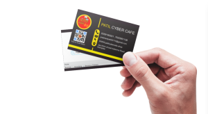 Visiting Cards printing press services in Kamptee, Check sample for Cyber Cafe 6