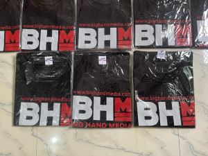 T-Shirt printing press services in Kamptee, Check sample for Black T-Shirt for Advertising Company 7