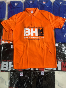 T-Shirt printing press services in kamptee, Check sample for Orange T-Shirt for Advertising Company 2