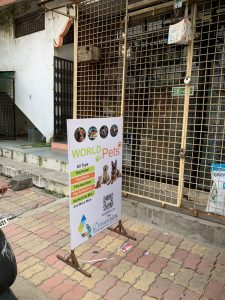 Standee printing press services in Juni oli Kamptee, Check sample for pets house 4