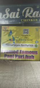 Flex Banner printing press services in Kamptee, Check sample for Famous Pani Puri Hub 1