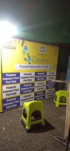 Flex Banner printing press services in Kamptee, Check sample for Famous Pani Puri Hub 2