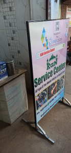 Standee printing press service in Kalamna Road Kamptee, Check sample for Bike Repairing Service Center 1