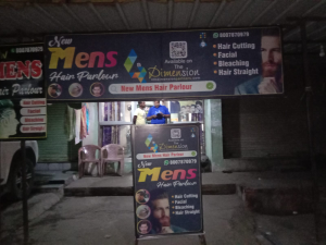 Flex Banner printing press services in Kamptee, check sample for New Mens Hair Parlour 1