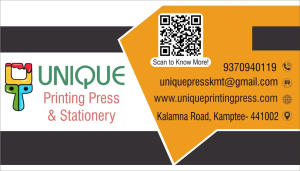 Visiting card printing press services in Kalamna Road Kamptee, Check sample for Printing Press And Stationery 1