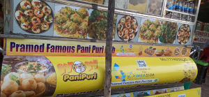 Sticker printing press services in Kamptee, Check sample for Famous Pani Puri Hub 5