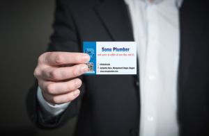 Visiting Card printing press services in Mangalmurti Nagar Nagpur, Check sample for Plumber 3