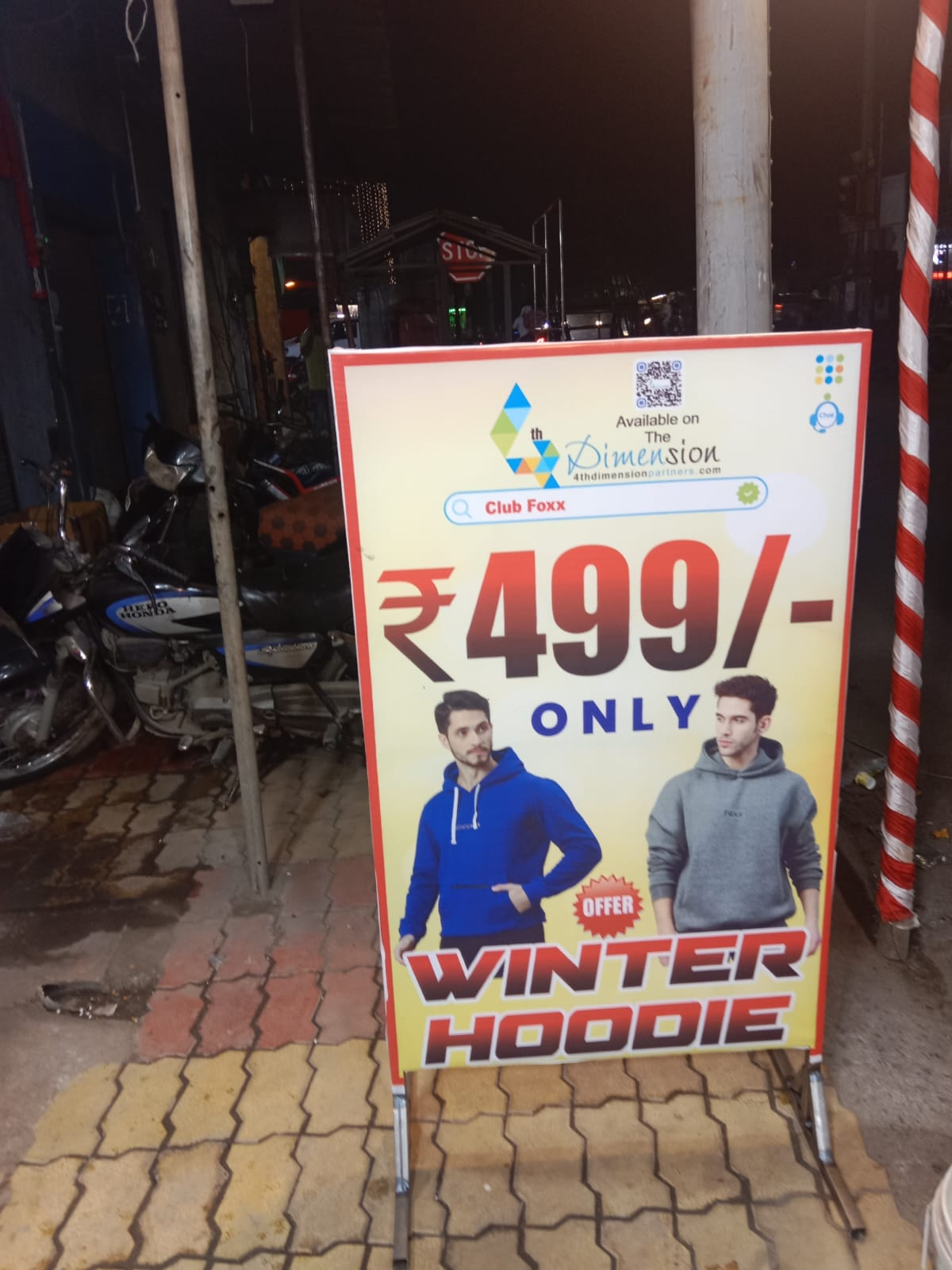 Standee printing press services in Opposite Motor Stand Masjid Main Road Kamptee, Nagpur, Check sample for hoodie Store