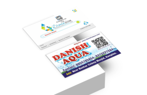 Business Card printing press services Near Bunkar Colony Masjid Kamptee, Nagpur Check sample for Aqua Shop 8