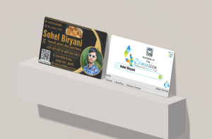 Visiting Card printing press services Near Dragon Palace Azad Nagar Kamptee, Nagpur Check sample for Biryani Center 3