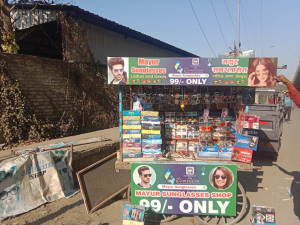 Flex Banner printing press services in Automative Chowk Nagpur, Check sample for Sunglasses Shop 1