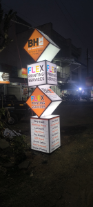 Diamond Backlight Standee printing press services in Near Sudarshan Honda Bhushan Nagar Kalamna Road Ranala Kamptee, Nagpur Check sample for Printing Company 1