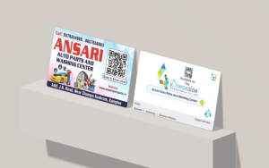 Visiting Card printing press services in J.N Road Near Champa Ashram Kamptee, Nagpur Check sample for Auto Parts Sale And Washing Center 3