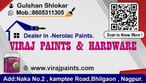 Visiting Card printing press services in Naka No 2 Kamptee Road Bhilgaon, Nagpur Check sample for Paints And Hardware Shop 1