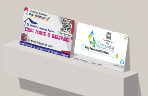 Visiting Card printing press services in Naka No 2 Kamptee Road Bhilgaon, Nagpur Check sample for Paints And Hardware Shop 3