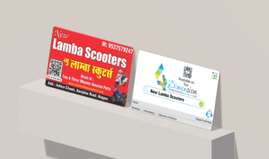 Visiting Card printing press services in Indora Chowk Kamptee Road, Nagpur Check sample for Two And Tree Wheeler Genuine Parts Dealers Shop 3