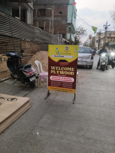 Standee printing press services in Ganjipeth Road Bhaldarpura, Nagpur Check sample for Plywood Dealers 2