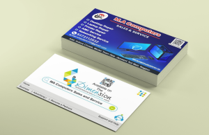 Visiting Card printing press services in Indora Chowk Model Town Opposite Jaswant Tuli Mall, Nagpur Check sample for Computers Sales And Services Center 5