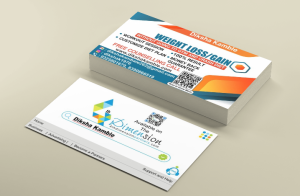 Business Card printing press services in At Post Bela Ward No 3 Near Buddha Vihar Bela Umred, Nagpur Check sample for Weight Loss And Gain Center 5