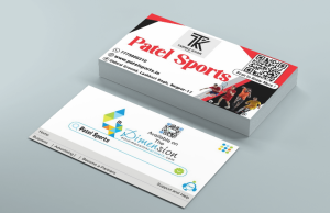 Business Card printing press services in Qidwai Ground Lashkari Bagh, Nagpur Check sample for Sports Goods Shop 5