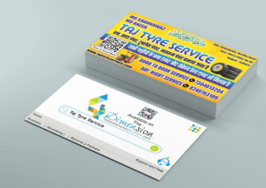 Visiting Card printing press services in Somalwada Wardha Road Near Metro Pillar, Nagpur Check sample for Tyre Service Center 5