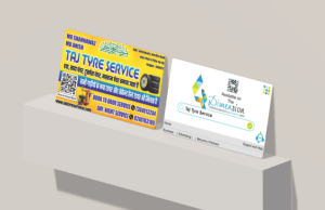 Visiting Card printing press services in Somalwada Wardha Road Near Metro Pillar, Nagpur Check sample for Tyre Service Center 6