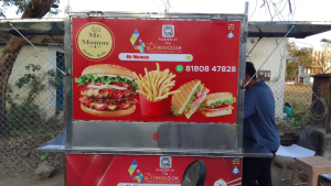 Eco Solvent Vinyl printing press services Near Prajapati Metro Station Bharat Nagar Chowk, Nagpur Check sample for Food Stall 1