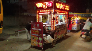 Standee printing press services in Opposite Pankaj Hall Ranala Kamptee, Nagpur Check sample for Ice Cream Stall 1