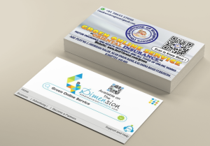 Business Card printing press services in Shubham Nagar Near Union Bank Kalamna Road Yerkheda Kamptee, Nagpur Check sample for Oriental Insurance Office And Cyber Cafe 4
