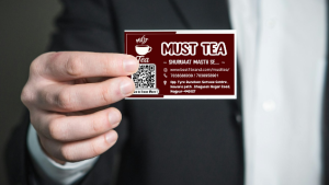 Visiting Card printing press services in Tyre Junction Service Center Hawara Peth Bhagwan Nagar Road, Nagpur Check sample for Tea Shop 4