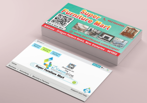 Visiting Card printing press services in Dragon Palace Road Kamptee, Nagpur Check sample for Furniture Mart 5
