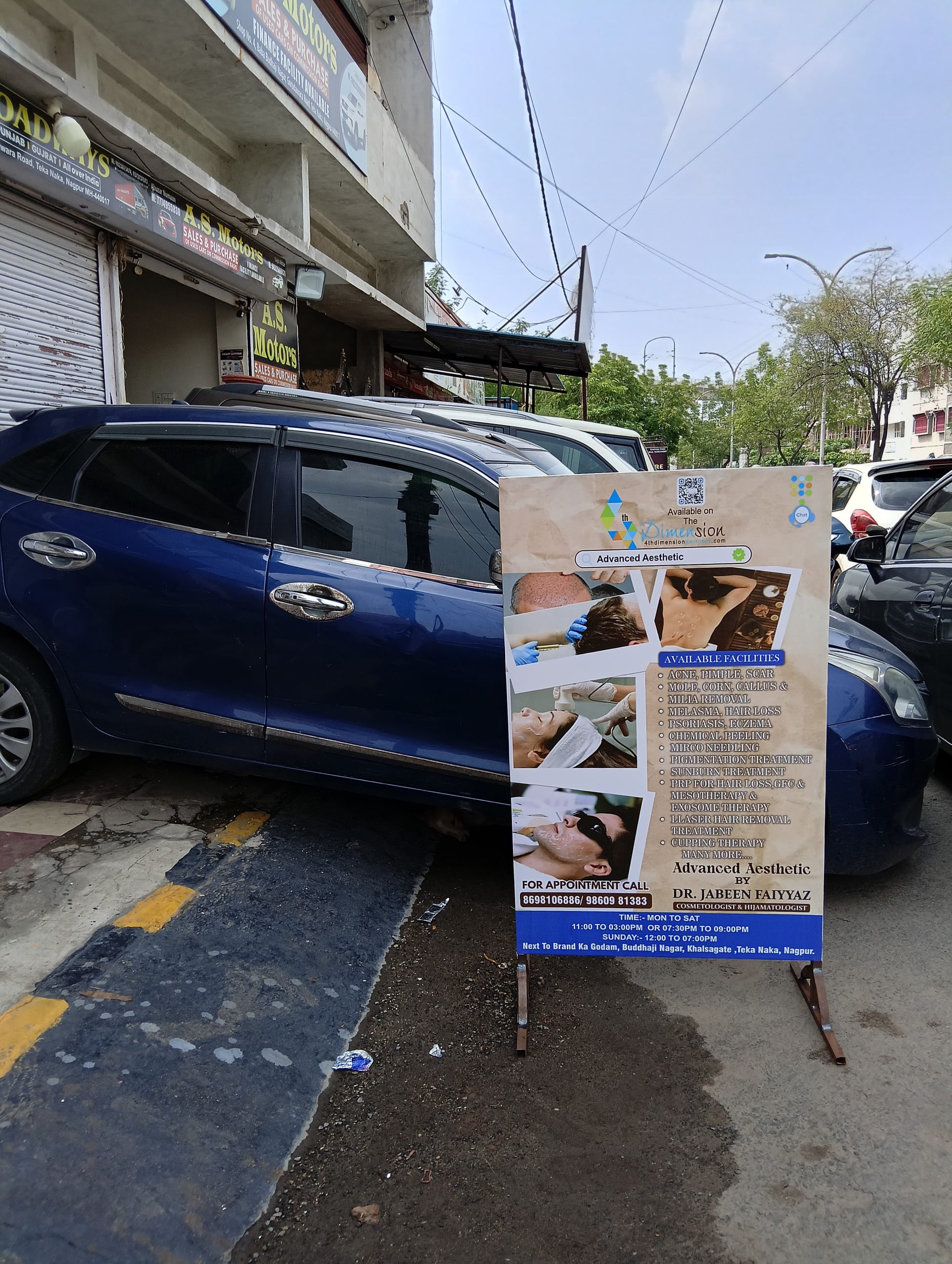 Standee printing press services in Buddhaji Nagar Khalsagate Teka Naka, Nagpur Check sample for Laser Clinic 1