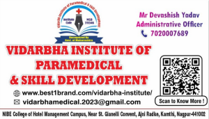 Visiting Card printing press services in NIBE College of Hotel Management Campus Near St Gianelli Convent Ajni Road Kamptee, Nagpur Check sample for Institute of Paramedical And Skill Development 1