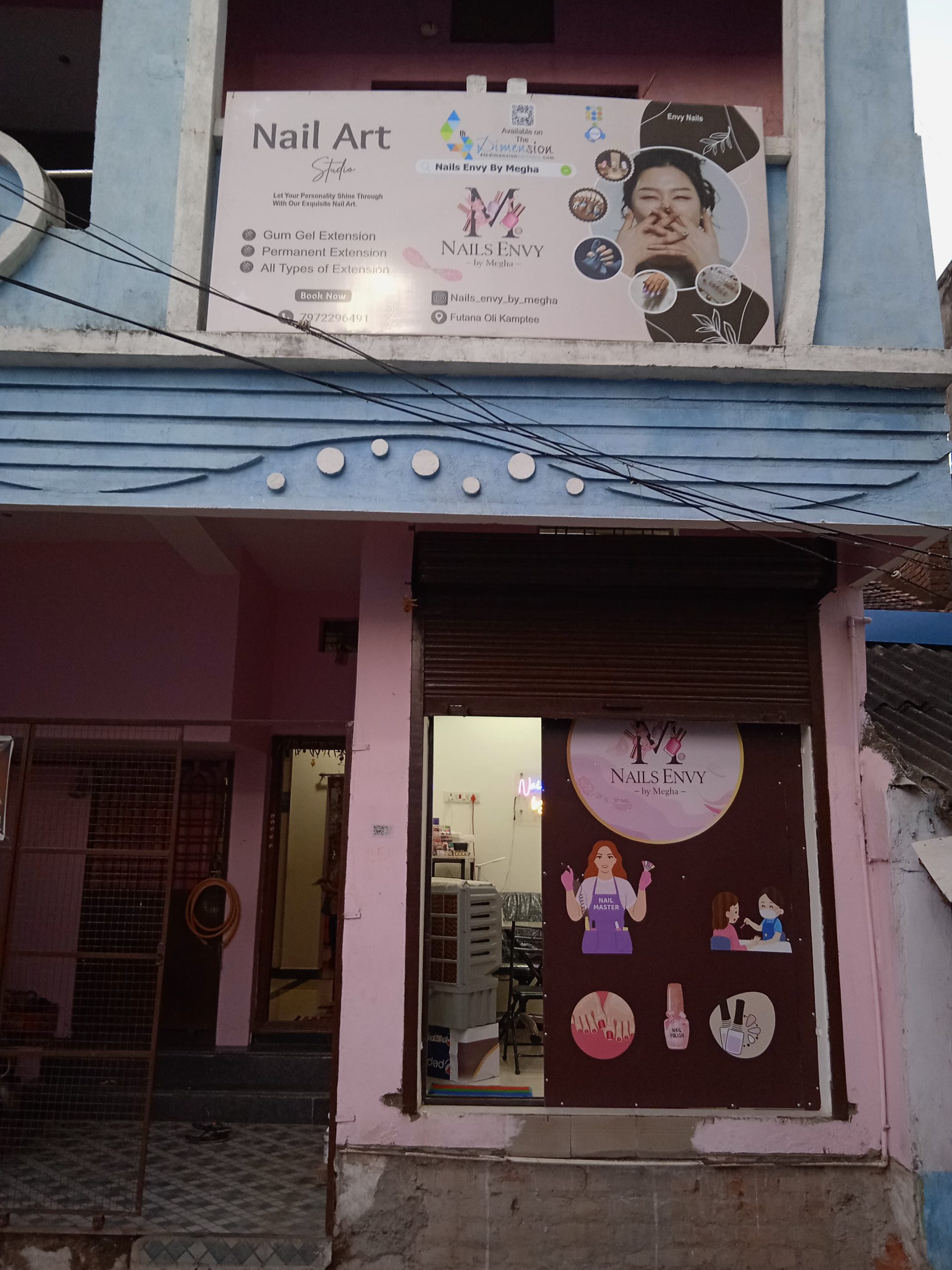 Flex Banner printing press services in Futana Oli Kamptee, Nagpur Check sample for Nail Art Studio 2