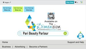 Visiting Card printing press services in Vaishali Kirana Second Floor Behind Kali Mata Mandir Vidyanagar Vathoda Near Krishna Vihar Apartment, Nagpur Check sample for Beauty Parlour 2