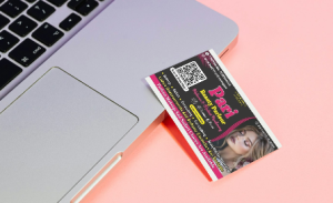 Visiting Card printing press services in Vaishali Kirana Second Floor Behind Kali Mata Mandir Vidyanagar Vathoda Near Krishna Vihar Apartment, Nagpur Check sample for Beauty Parlour 3