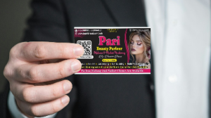 Visiting Card printing press services in Vaishali Kirana Second Floor Behind Kali Mata Mandir Vidyanagar Vathoda Near Krishna Vihar Apartment, Nagpur Check sample for Beauty Parlour 5