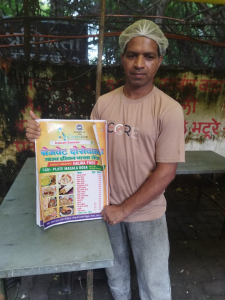 Eco Solvent Vinyl printing press services in Sadar Bus Stop Near Anjuman High School Sadar, Nagpur check sample for Nashta Center 2